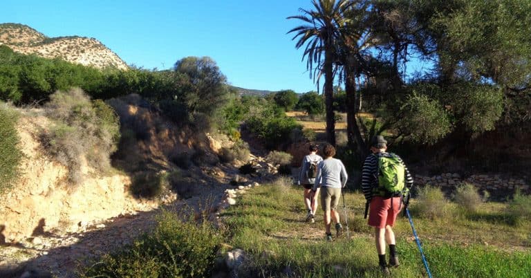 people hiking Agadir