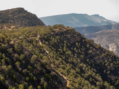 moutain hiking trail in paradise valley agadir